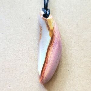 Creek jasper stone pendant